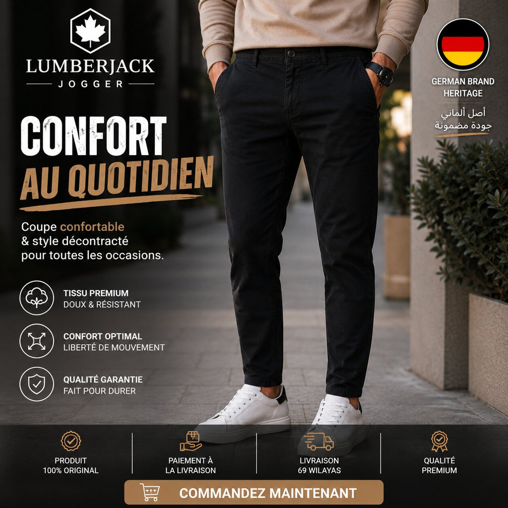 LUMBERJACK JOGGER BLACK