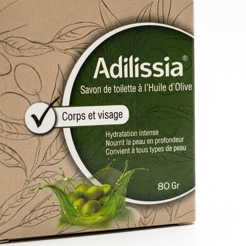 Adilissia Savon Corps et Visage à l’Huile d’Olive (pack X3)