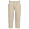 Départ Homme Pantalon en Lin Beige